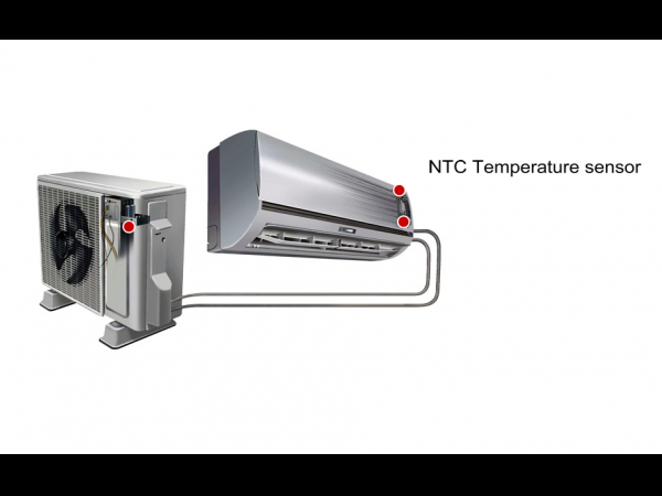 Operating priciple of air conditioning temperature sensor